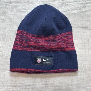 USMNT Nike Soccer Training Reversible Beanie USA Soccer Red White Blue